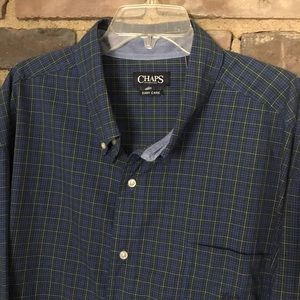 CHAPS button up big & tall men’s dress shirt 4XB